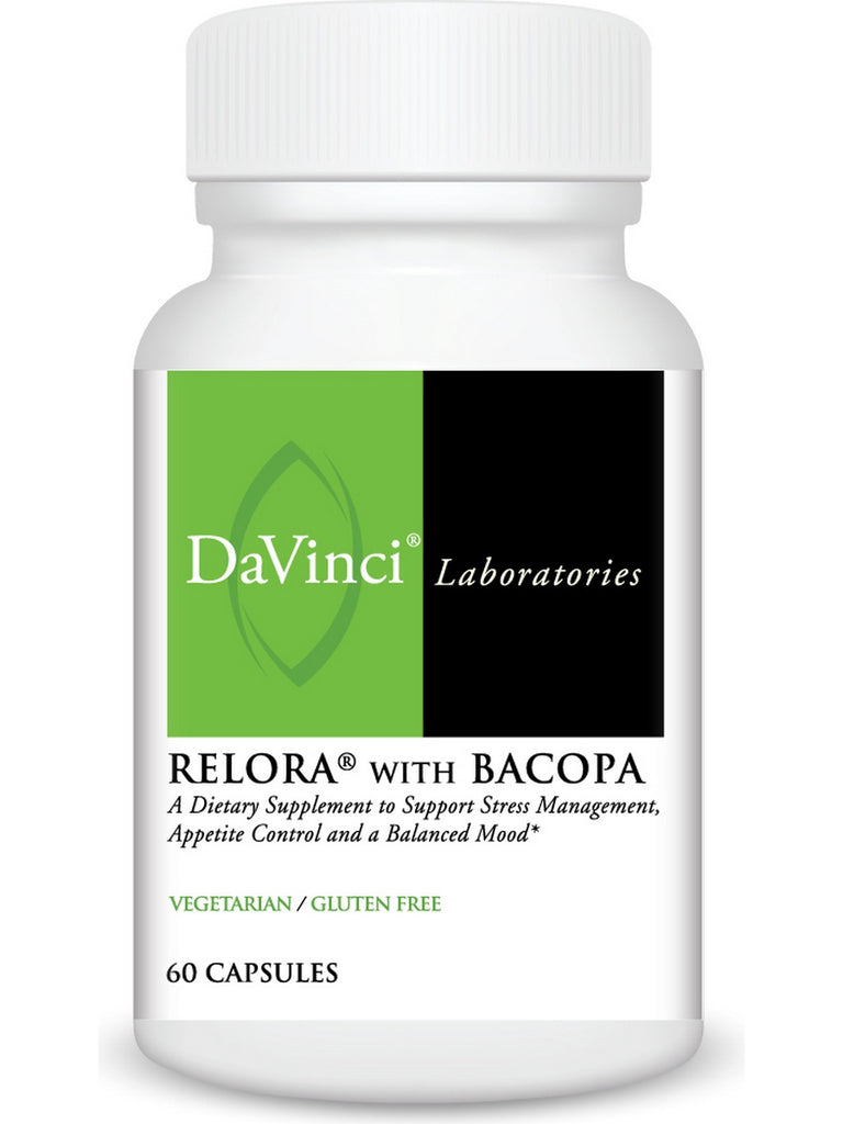 DaVinci Laboratories of Vermont, Relora® With Bacopa, 60 Capsules