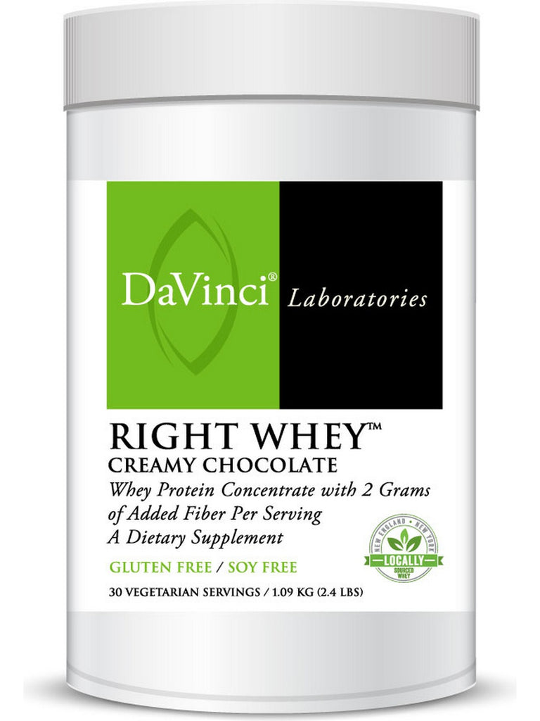 DaVinci Laboratories of Vermont, Right Whey™ Creamy Chocolate, 1.09 kgs