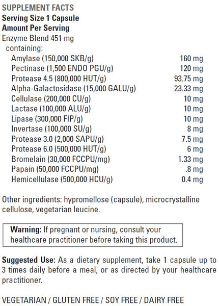 DaVinci Benefits Line, Enzyme Benefits™, 90 Capsules