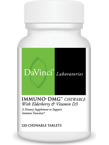 DaVinci Laboratories of Vermont, Immuno-DMG™ Chewable w/ Elderberry, 120 Chewable Tablets