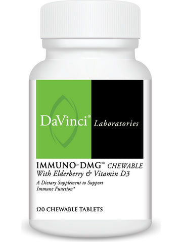 DaVinci Laboratories of Vermont, Immuno-DMG™ Chewable w/ Elderberry, 120 Chewable Tablets