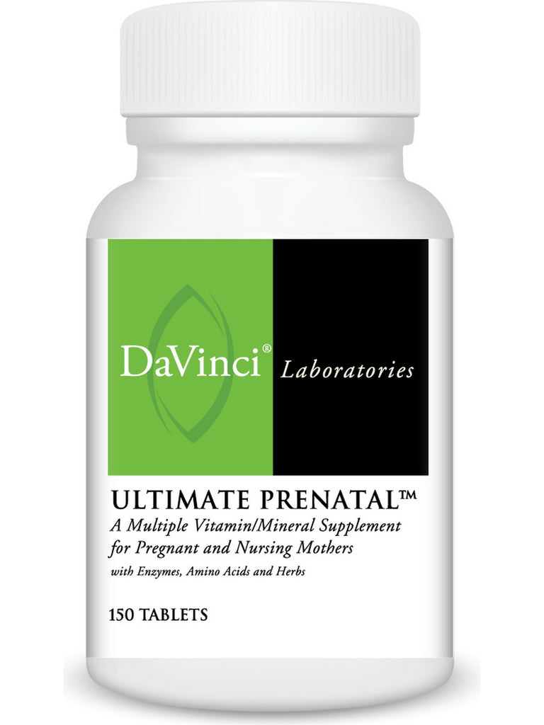 DaVinci Laboratories of Vermont, Ultimate Prenatal™, 150 Tablets