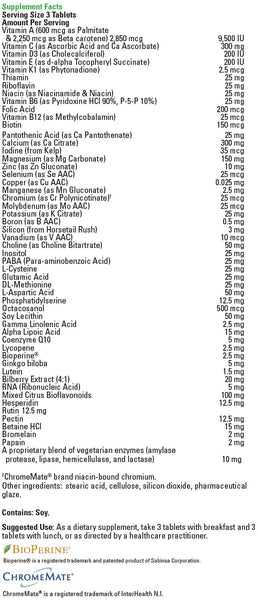 DaVinci Laboratories, Spectra™ Senior, 180 Tablets