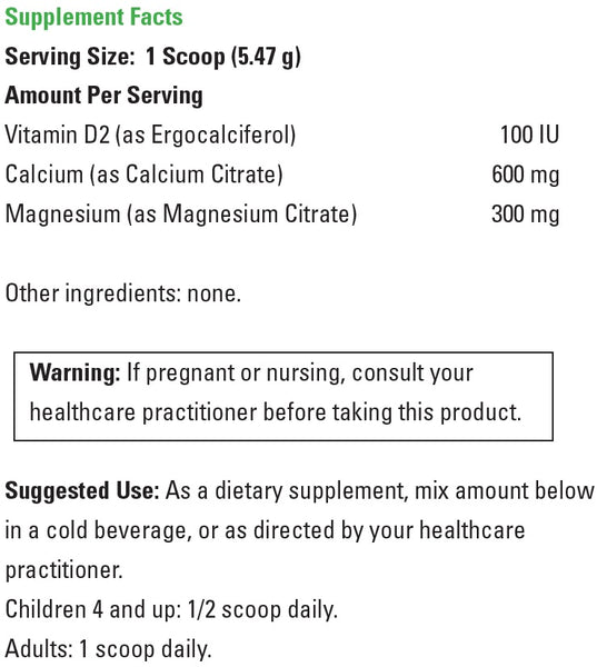 DaVinci Laboratories, Cal-Mag Citrate Powder, 164 gms
