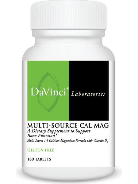 DaVinci Laboratories of Vermont, Multi Source Cal Mag, 180 Tablets