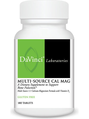 DaVinci Laboratories of Vermont, Multi Source Cal Mag, 180 Tablets