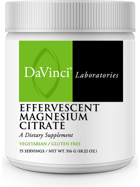 DaVinci Laboratories of Vermont, Effervescent Magnesium Citrate, 516 gms