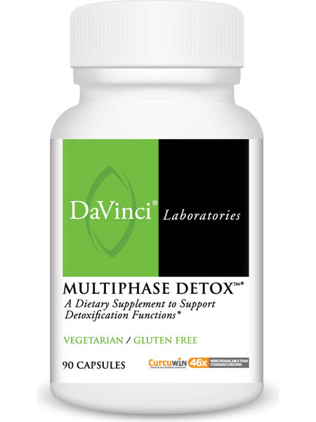 DaVinci Laboratories of Vermont, Multiphase Detox™, 90 Capsules