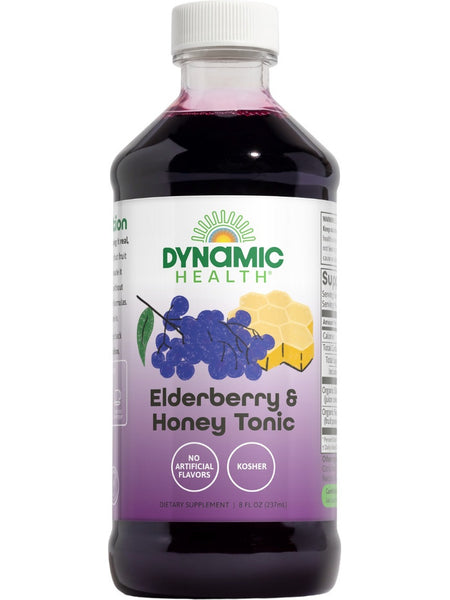 Dynamic Health, Elderberry and Honey Tonic, 8 fl oz