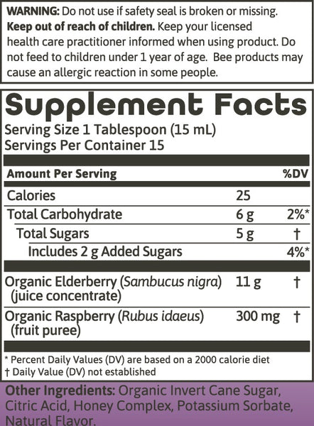 Dynamic Health, Elderberry and Honey Tonic, 8 fl oz