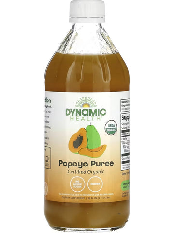 Dynamic Health, Papaya Puree, 16 fl oz