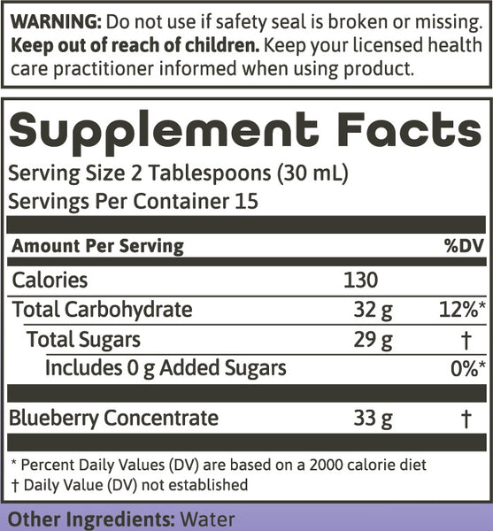 Dynamic Health, Blueberry Concentrate, 16 fl oz