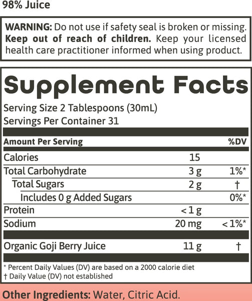 Dynamic Health, Goji Gold, 32 fl oz