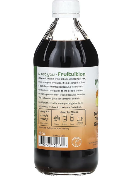 Dynamic Health, Tart Cherry, Turmeric and Ginger Tonic, 16 fl oz