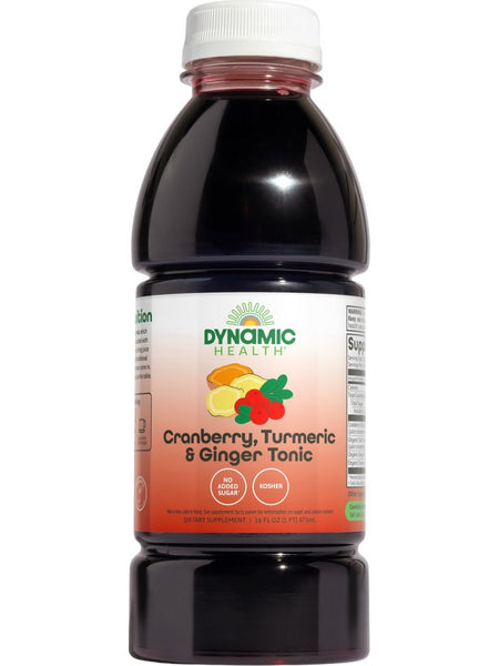 Dynamic Health, Cranberry, Turmeric and Ginger Tonic, 16 fl oz