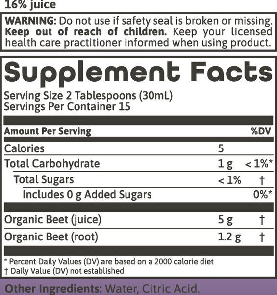 Dynamic Health, Beetroot Concentrate, 16 fl oz