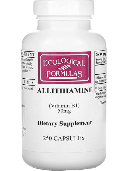 Ecological Formulas, Allithiamine, 50 mg, 250 Capsules