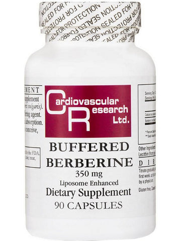Cardiovascular Research Ltd., Buffered Berberine, 350 mg, 90 Capsules