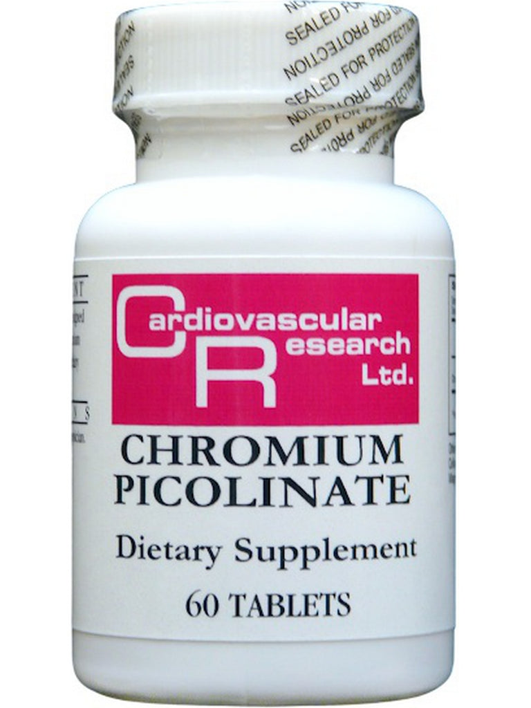 Cardiovascular Research Ltd., Chromium Picolinate, 60 Tablets