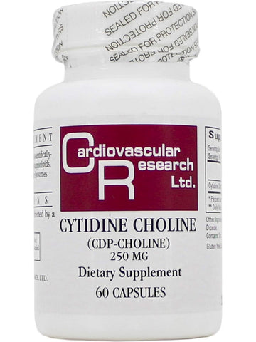 Cardiovascular Research Ltd., Cytidine Choline, 250 mg, 60 Capsules