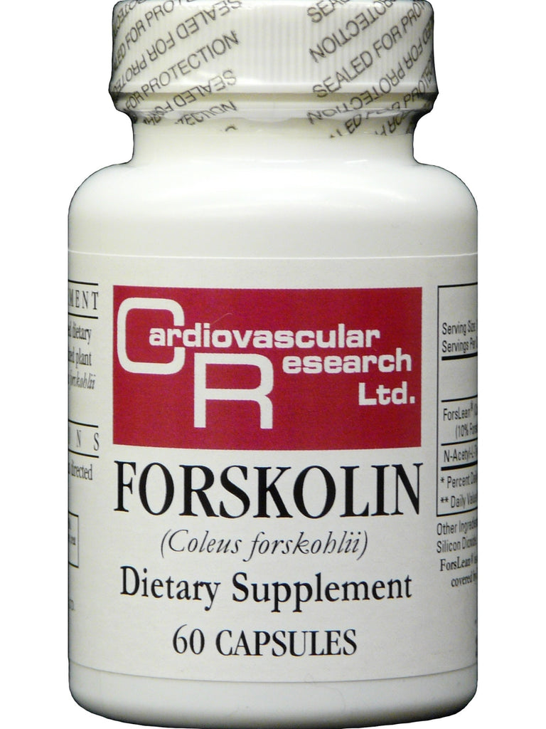 Cardiovascular Research Ltd., Forskolin, 60 Capsules