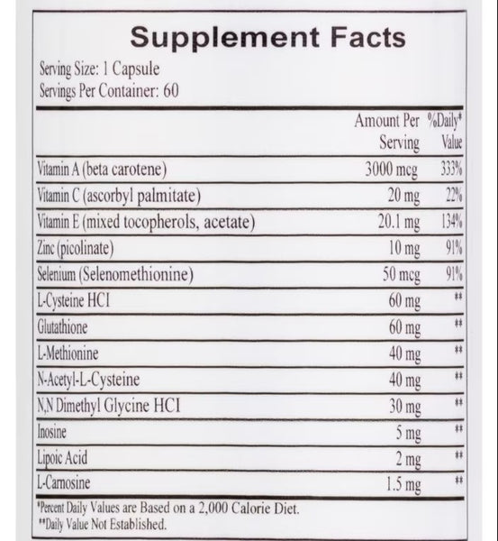 Ecological Formulas, Free Radical Quenchers, 60 Capsules