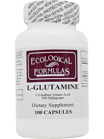 Ecological Formulas, L-Glutamine, 500 mg, 100 Capsules