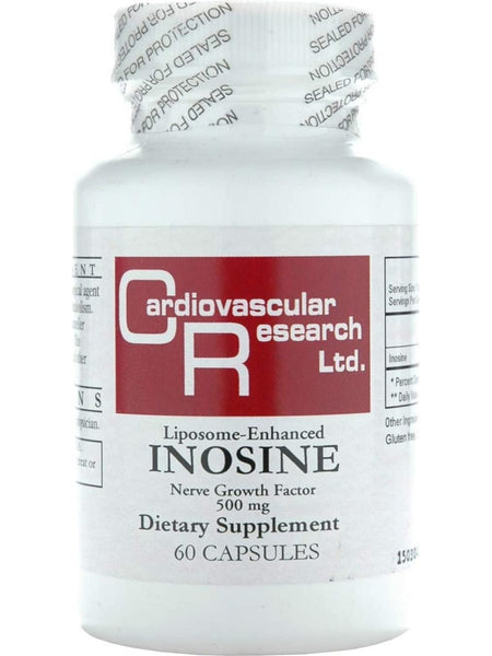 Cardiovascular Research Ltd., Inosine, 500 mg, 60 Capsules
