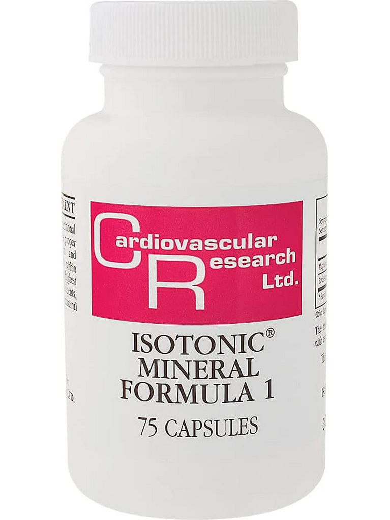 Cardiovascular Research Ltd., Isotonic Mineral Formula 1, 75 Capsules