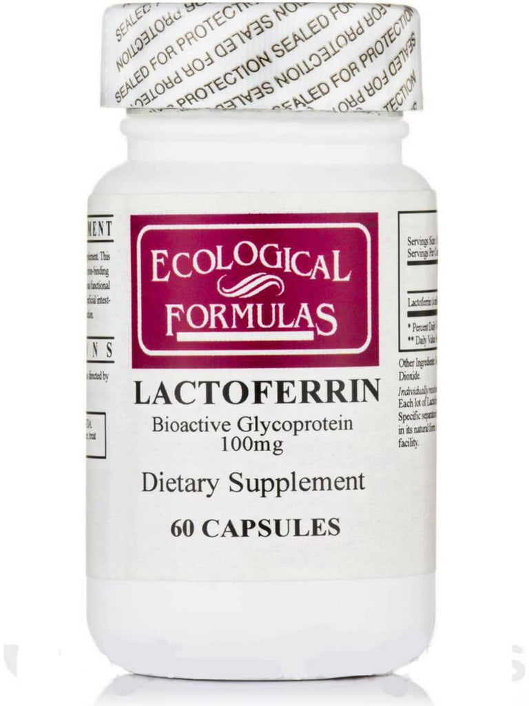 Ecological Formulas, Lactoferrin, 100 mg, 60 Capsules