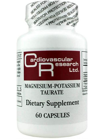 Cardiovascular Research Ltd., Magnesium-Potassium Taurate, 60 Capsules