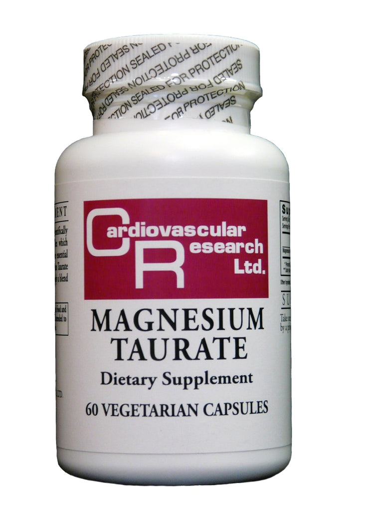 Cardiovascular Research Ltd., Magnesium Taurate, 60 Vegetarian Capsules