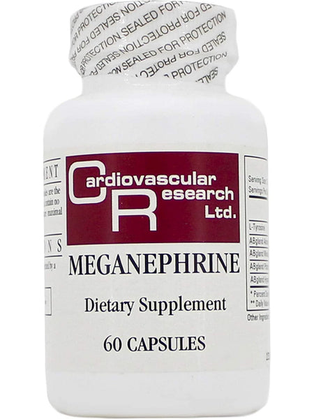 Cardiovascular Research Ltd., Meganephrine, 60 Capsules