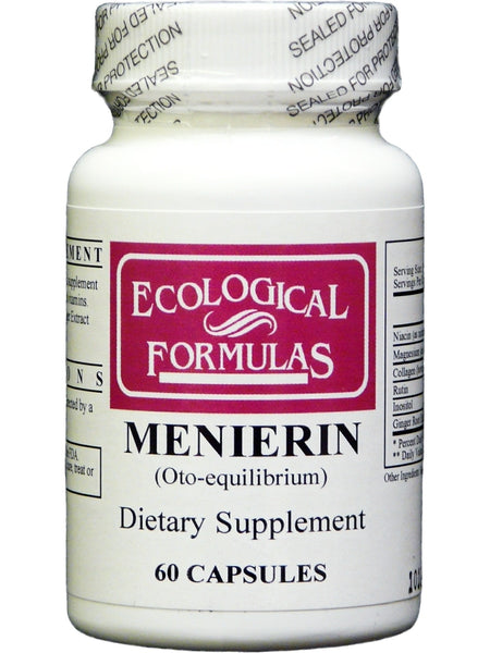 Ecological Formulas, Menierin, 60 Capsules