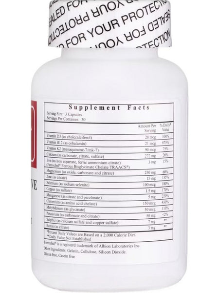 Ecological Formulas, Comprehensive Minerals, 90 Capsules