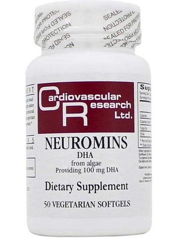 Cardiovascular Research Ltd., Neuromins, DHA, 100 mg, 50 Vegetarian Softgels