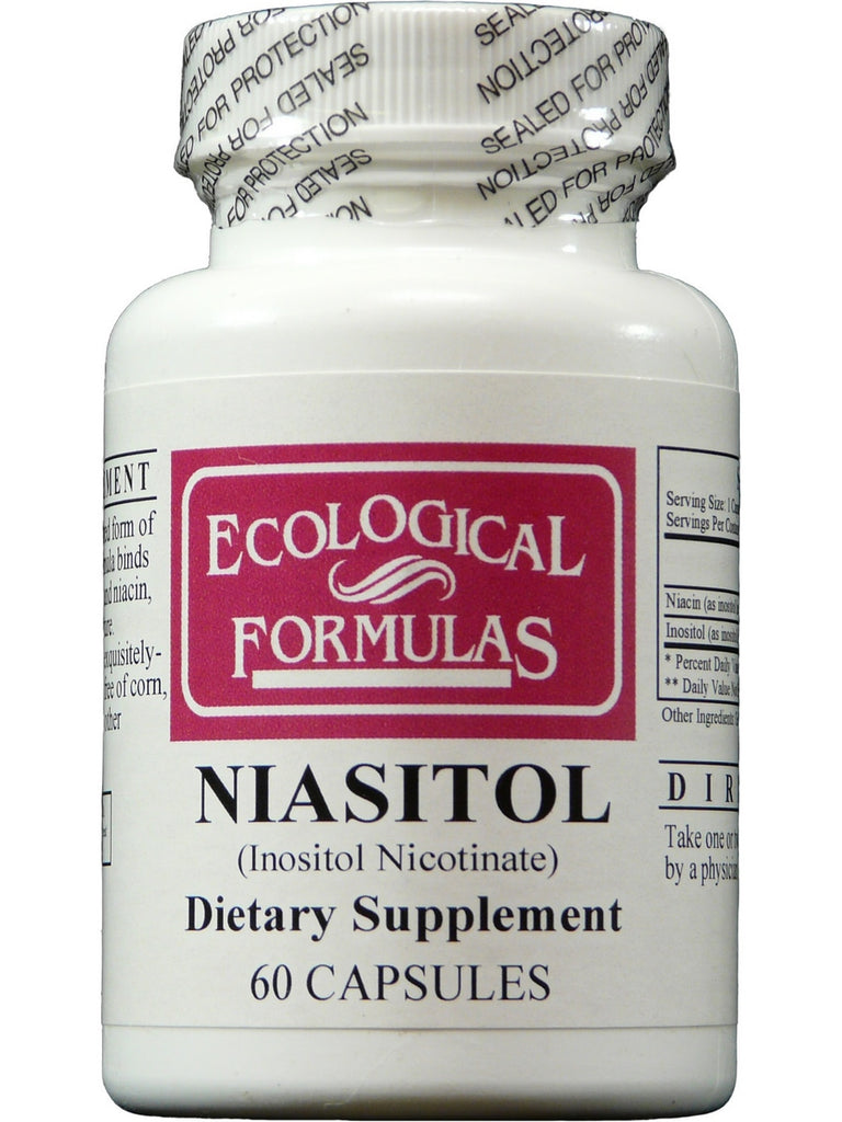 Ecological Formulas, Niasitol, 60 Capsules