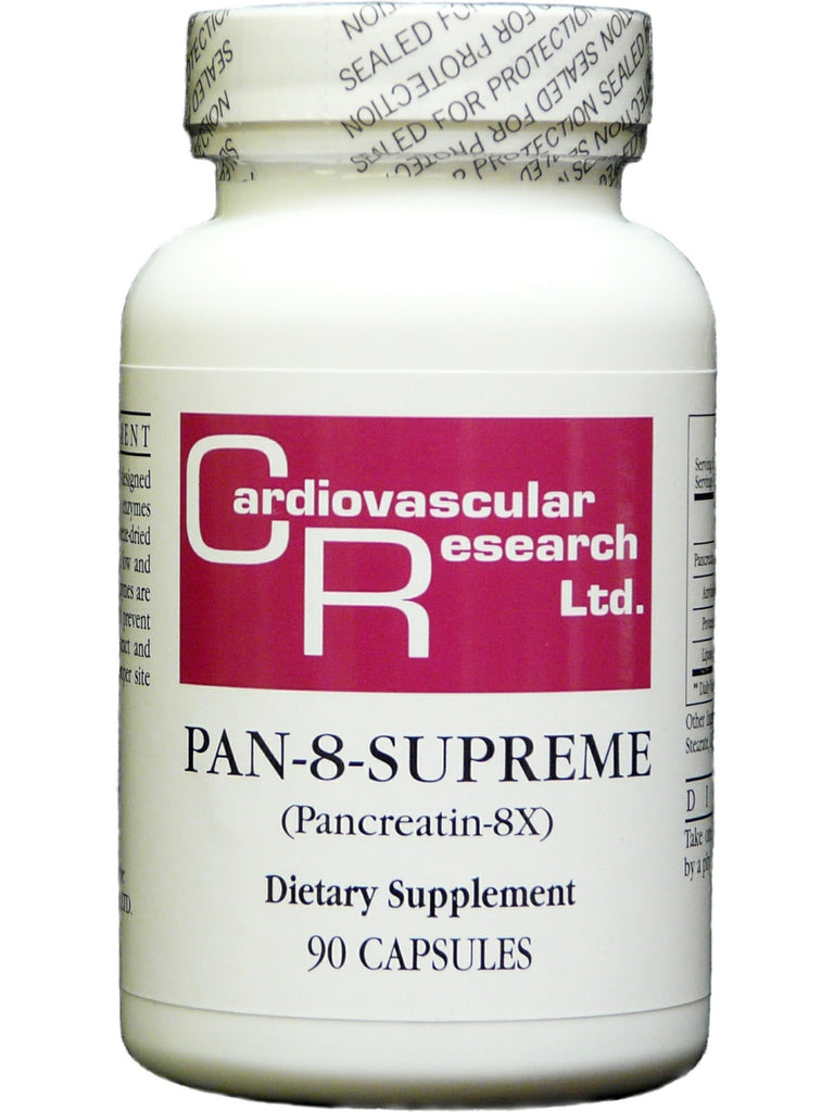Cardiovascular Research Ltd., Pan-8-Supreme, 90 Capsules