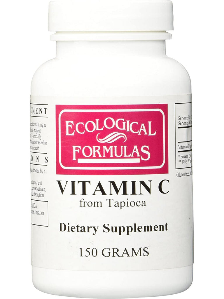 Ecological Formulas, Vitamin C from Tapioca, 150 grams