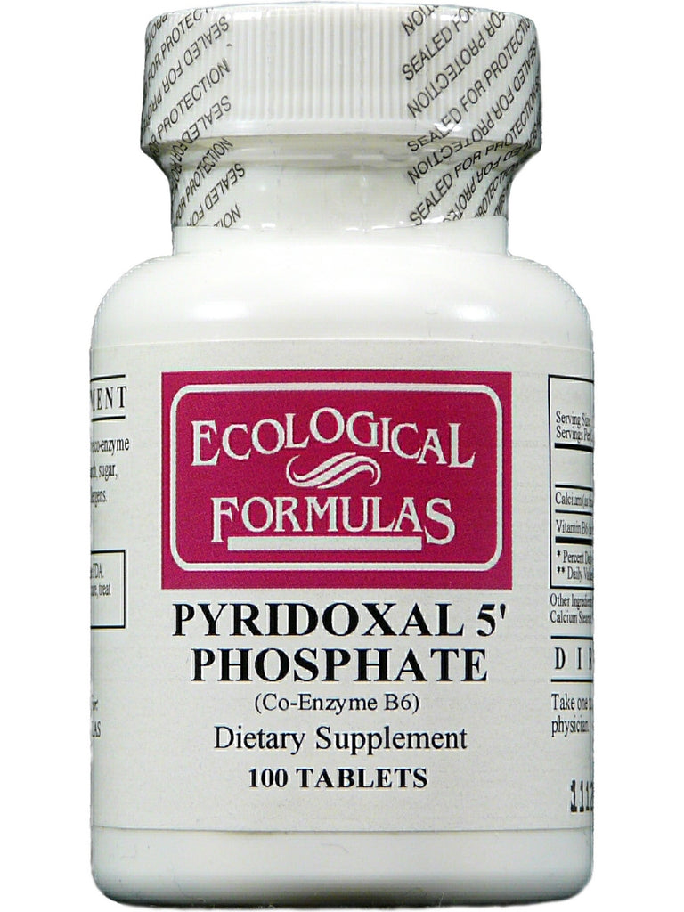 Ecological Formulas, Pyridoxal 5' Phosphate, 100 Tablets