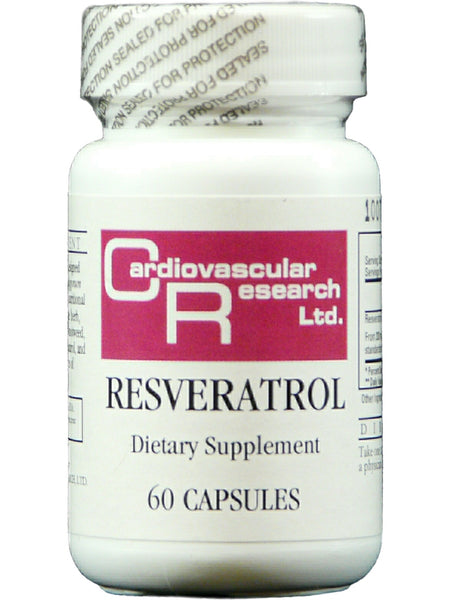 Cardiovascular Research Ltd., Resveratrol, 60 Capsules