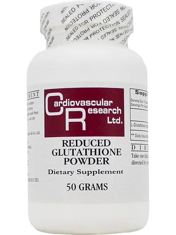 Cardiovascular Research Ltd., Reduced Glutathione Powder, 50 grams