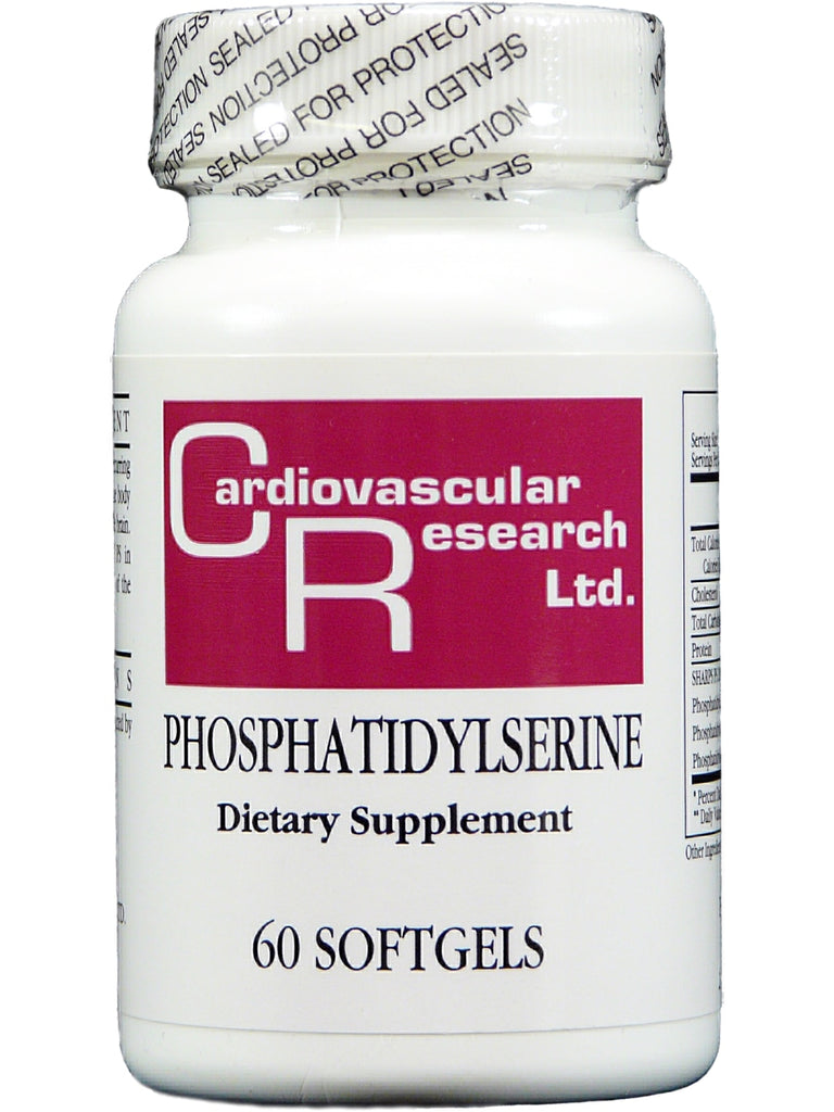 Cardiovascular Research Ltd., Phosphatidylserine, 60 Softgels