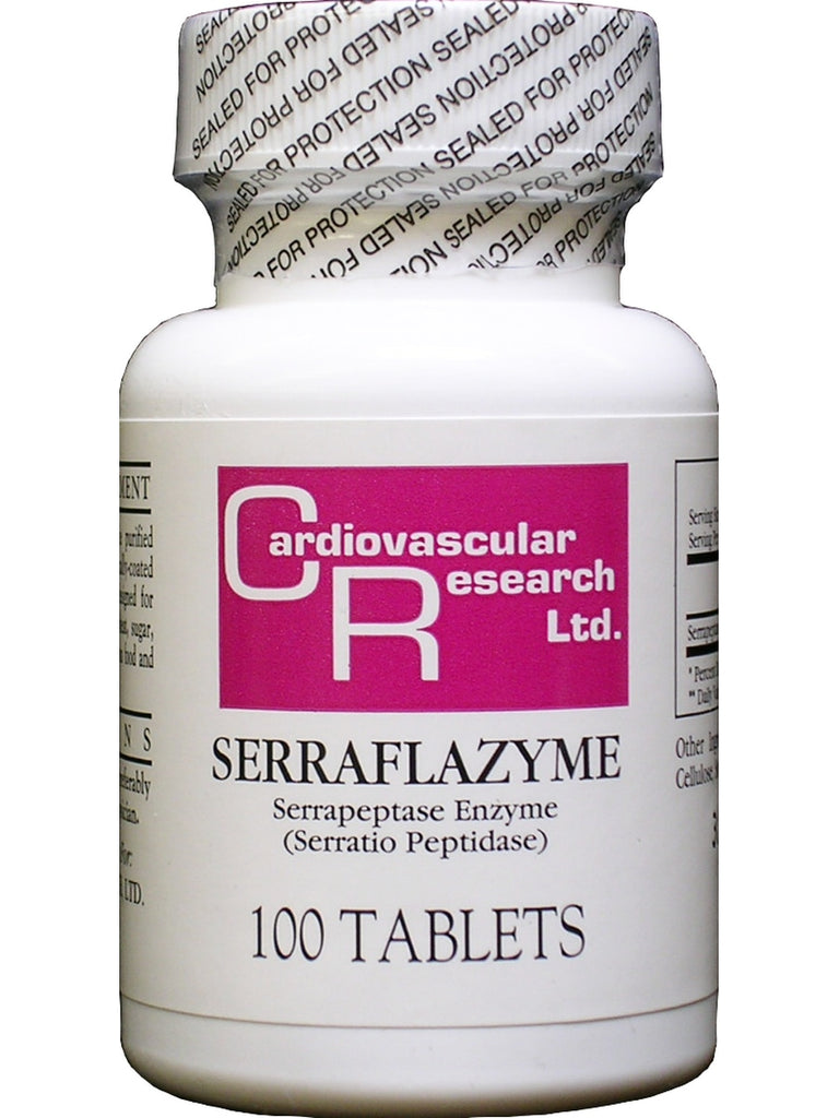 Cardiovascular Research Ltd., Serraflazyme, 100 Tablets