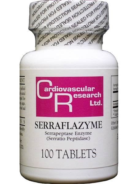 Cardiovascular Research Ltd., Serraflazyme, 100 Tablets