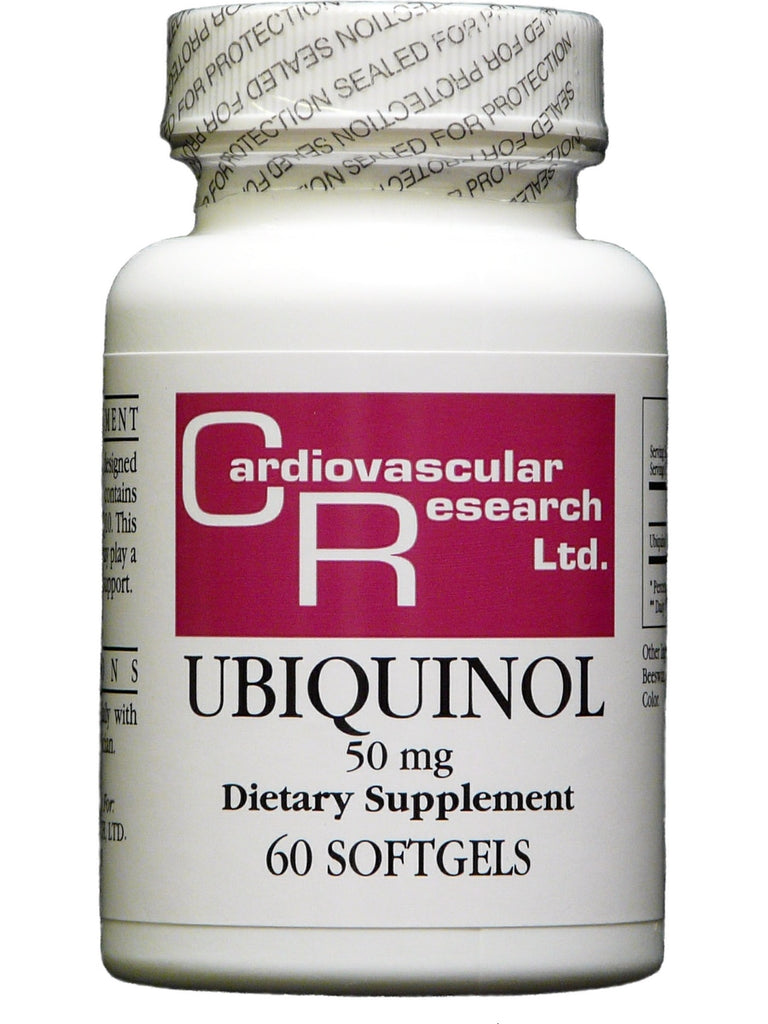 Cardiovascular Research Ltd., Ubiquinol, 50 mg, 60 Softgels