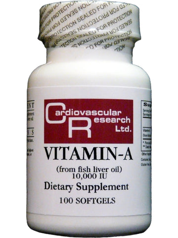 Cardiovascular Research Ltd., Vitamin-A, 10,000 IU, 100 Softgels