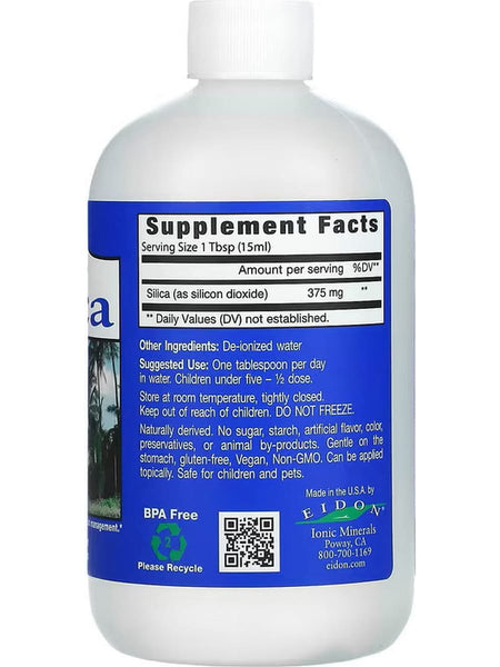 Eidon Ionic Minerals, Silica, 18 oz (533 ml)