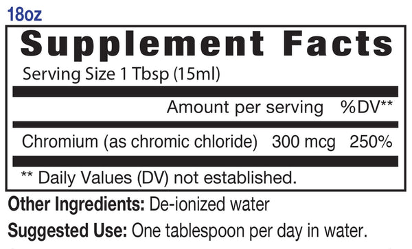 Eidon Ionic Minerals, Chromium, 18 oz (533 ml)