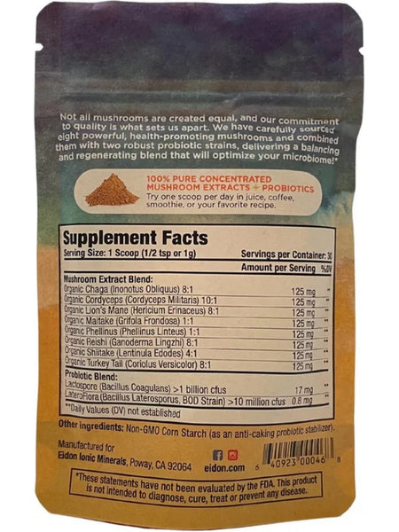 Eidon Ionic Minerals, SuperBiome Powder, 1.08 oz (30.6g)